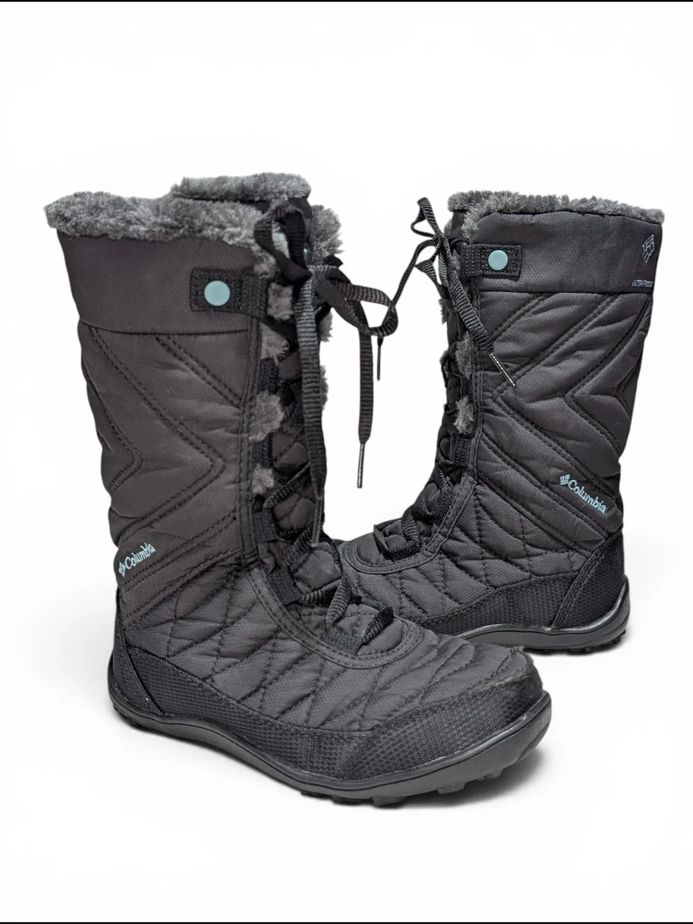 Columbia Youth Minx Mid 3 Waterproof Insulated Winter Snow Boots Sz 1